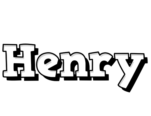Henry snowing logo