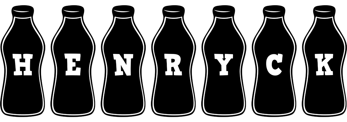 Henryck bottle logo