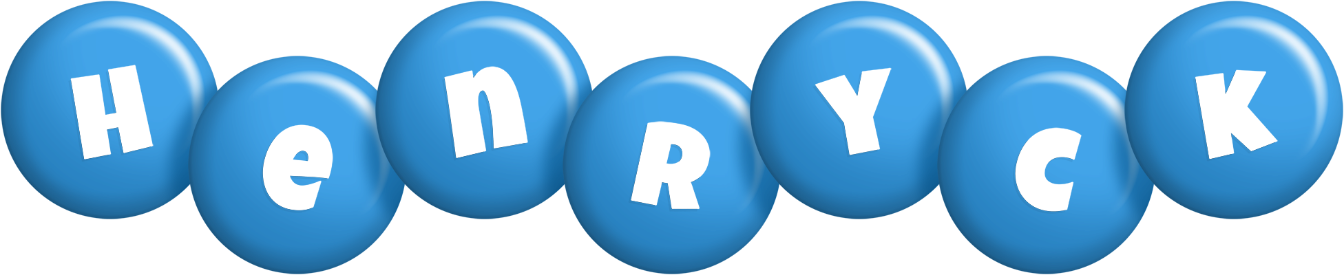 Henryck candy-blue logo