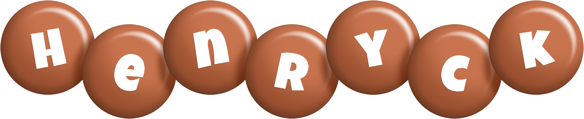 Henryck candy-brown logo