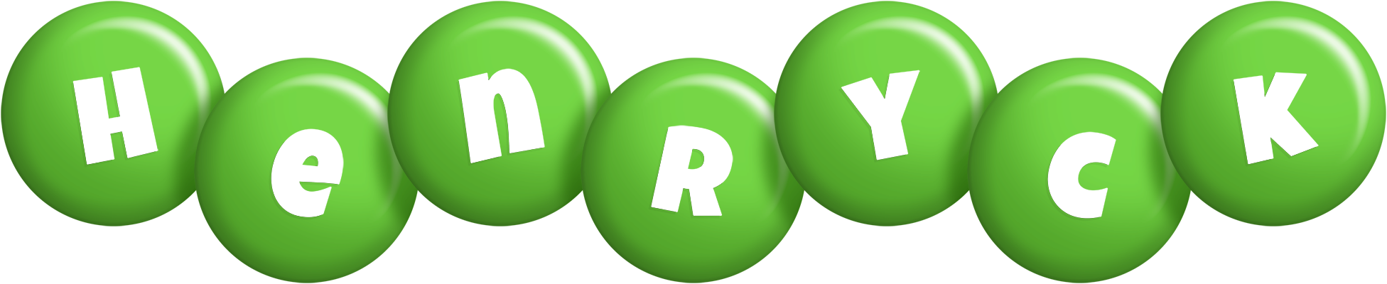 Henryck candy-green logo