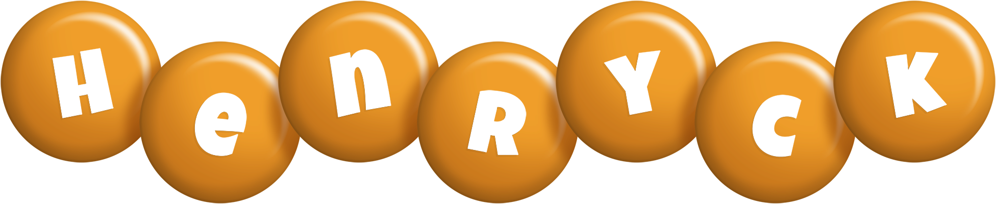 Henryck candy-orange logo