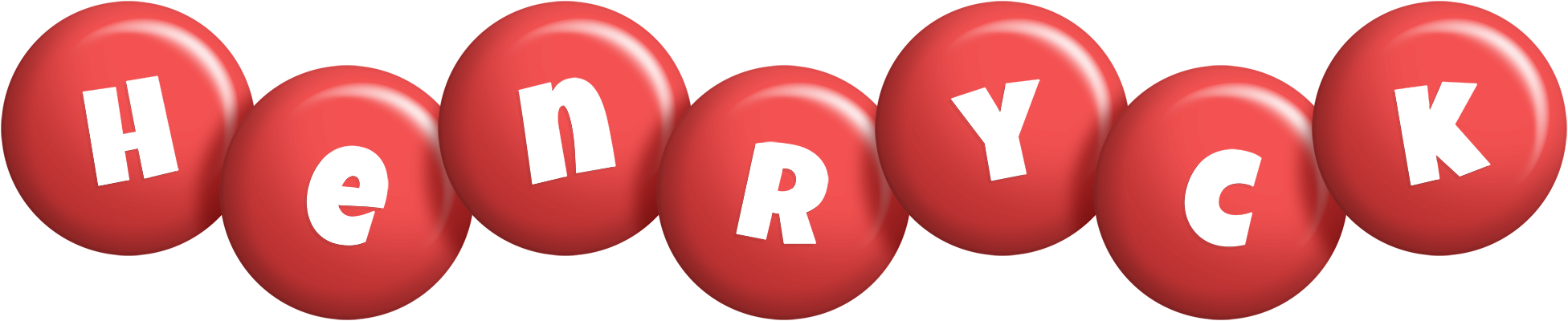 Henryck candy-red logo
