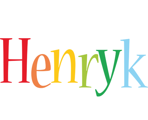 Henryk birthday logo