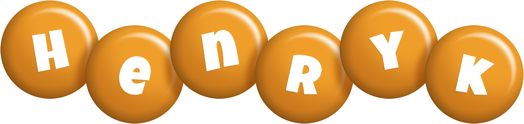 Henryk candy-orange logo
