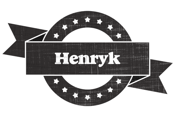 Henryk grunge logo