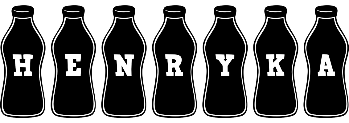 Henryka bottle logo