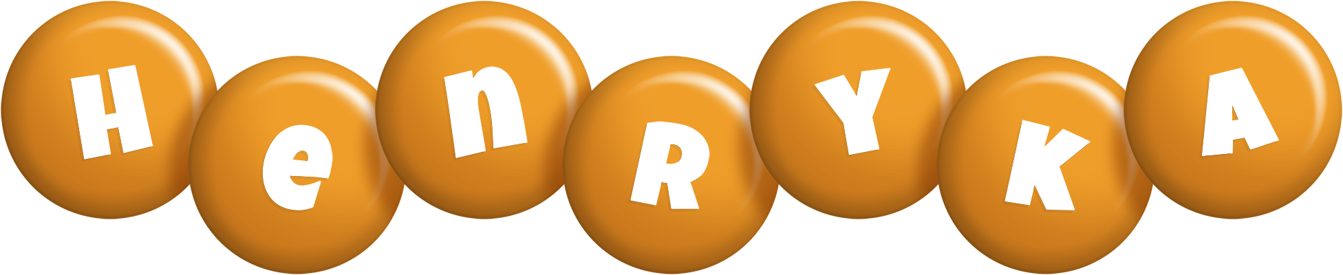 Henryka candy-orange logo