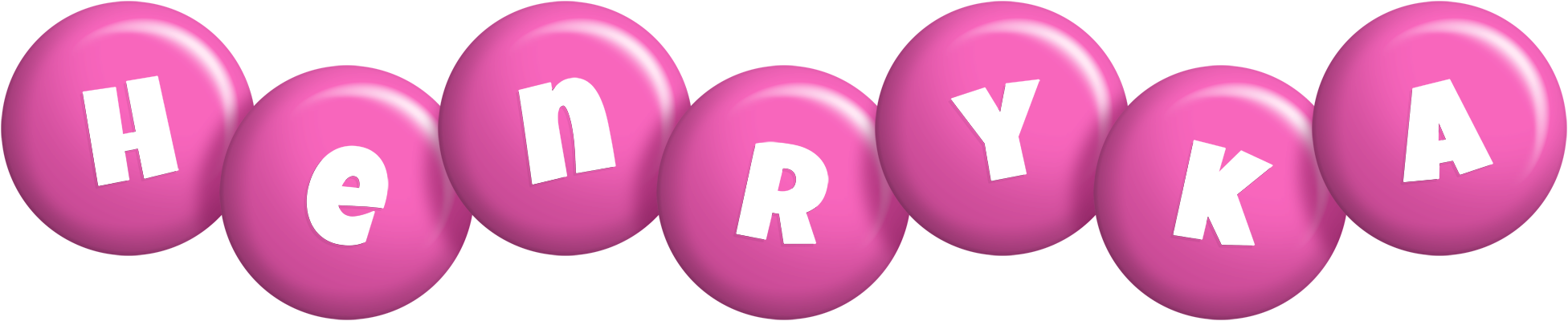 Henryka candy-pink logo