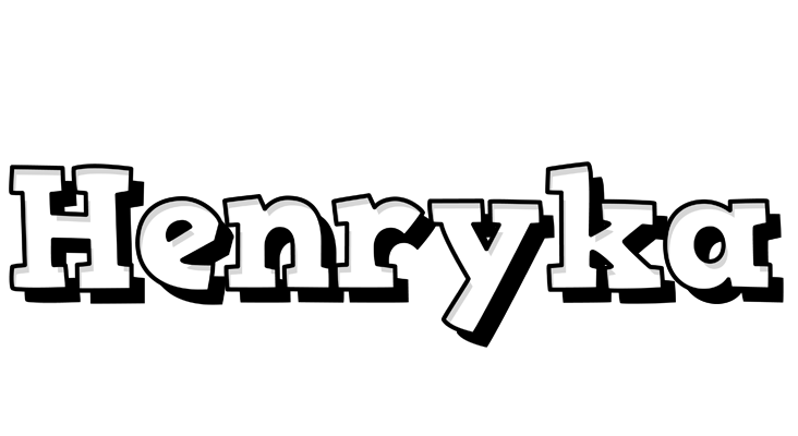 Henryka snowing logo