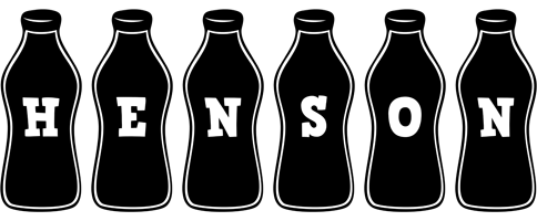 Henson bottle logo