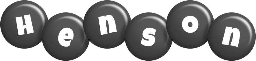 Henson candy-black logo