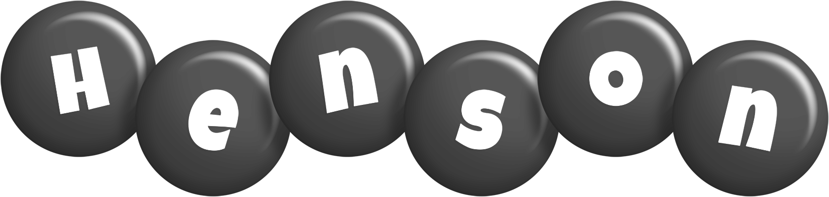 Henson candy-black logo