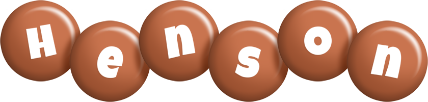 Henson candy-brown logo