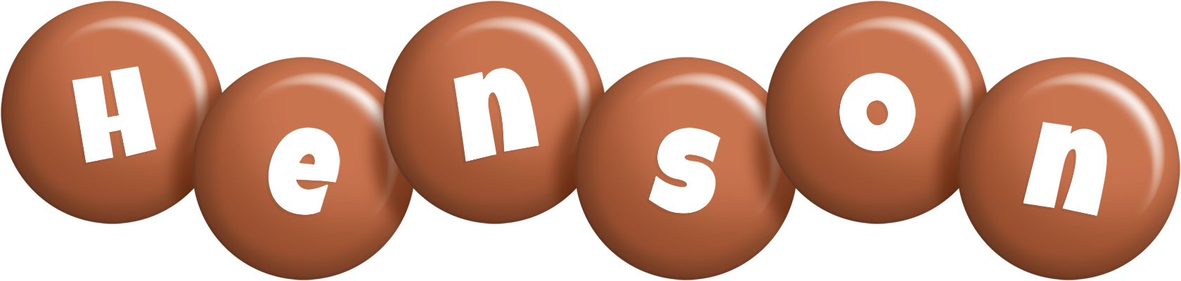 Henson candy-brown logo