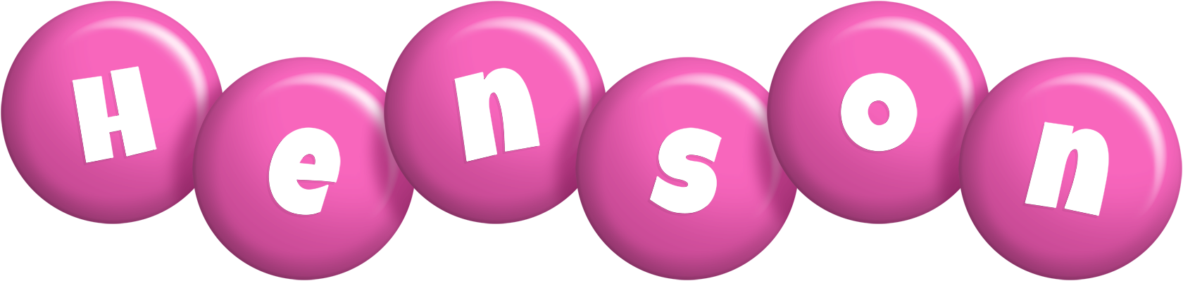 Henson candy-pink logo