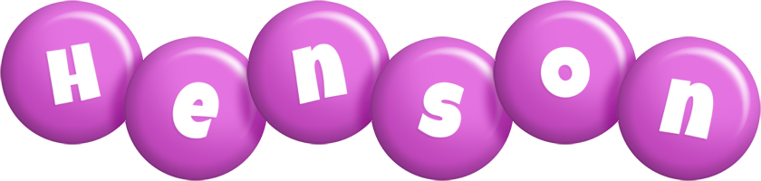 Henson candy-purple logo