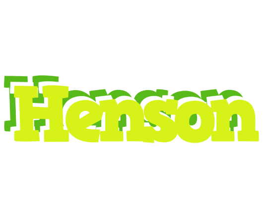 Henson citrus logo