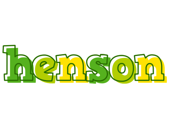Henson juice logo