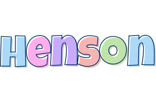 Henson pastel logo