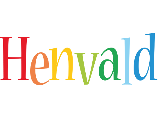 Henvald birthday logo