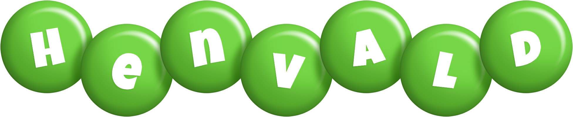 Henvald candy-green logo
