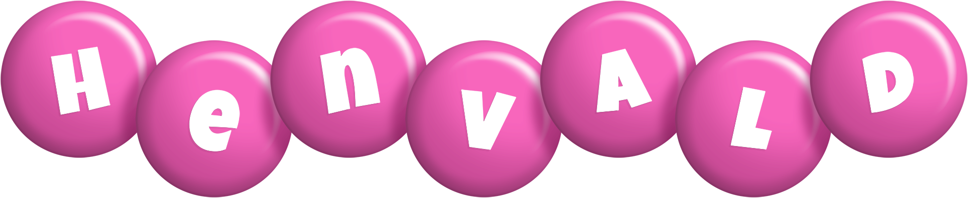 Henvald candy-pink logo