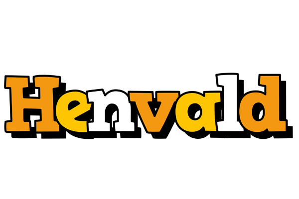Henvald cartoon logo