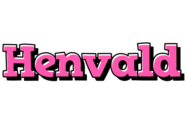 Henvald girlish logo