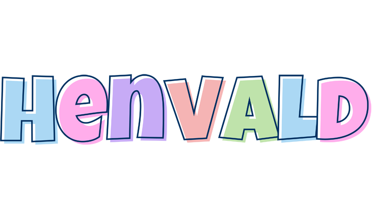 Henvald pastel logo