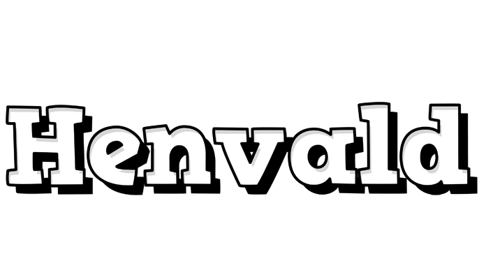 Henvald snowing logo