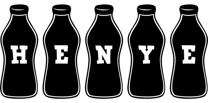 Henye bottle logo
