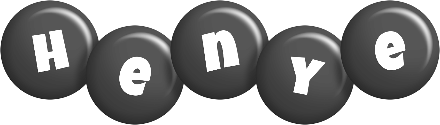 Henye candy-black logo