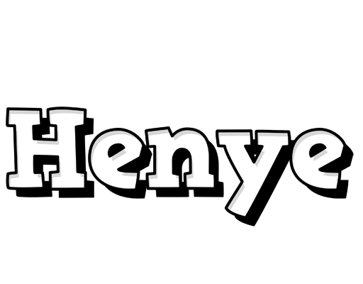 Henye snowing logo