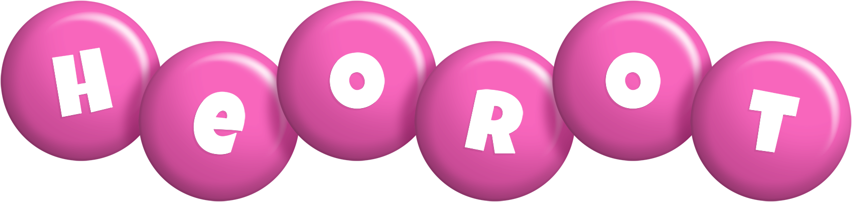 Heorot candy-pink logo