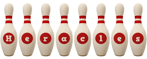 Heracles bowling-pin logo