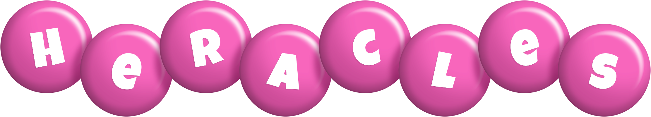 Heracles candy-pink logo