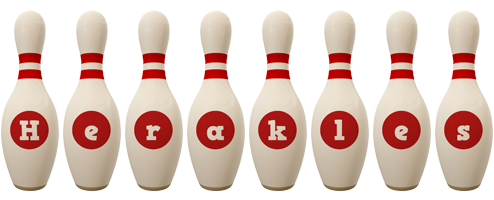 Herakles bowling-pin logo