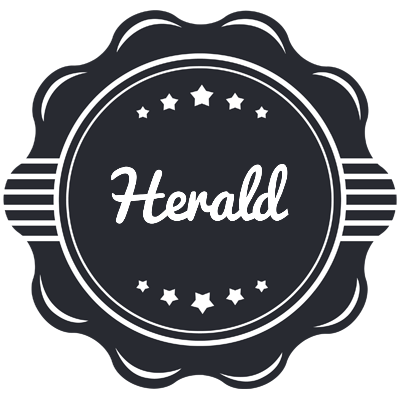 Herald badge logo