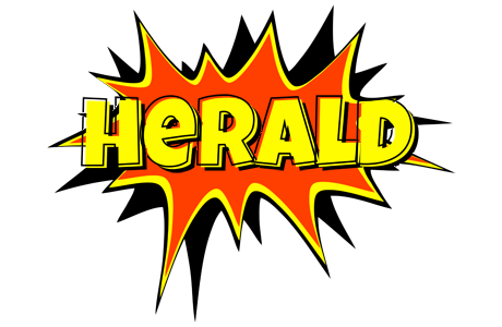 Herald bazinga logo