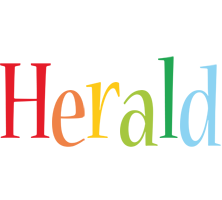 Herald birthday logo