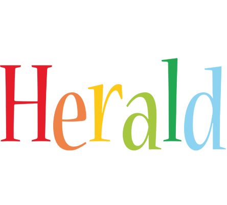 Herald birthday logo