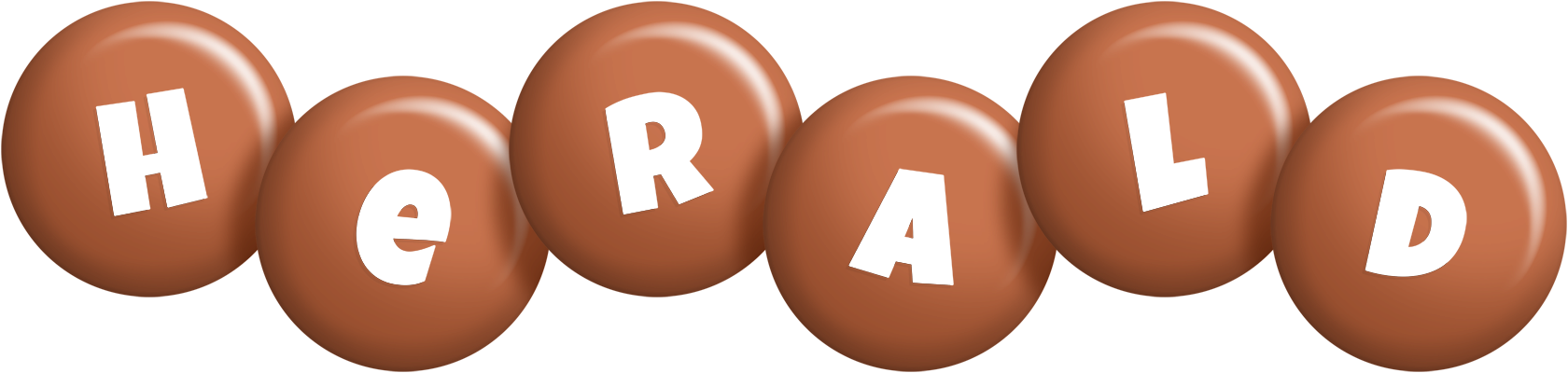 Herald candy-brown logo