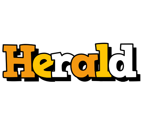 Herald cartoon logo