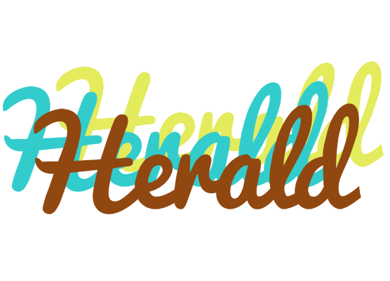 Herald cupcake logo