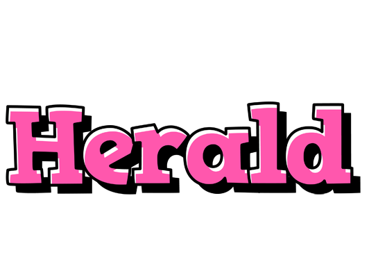 Herald girlish logo