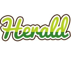 Herald golfing logo
