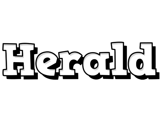 Herald snowing logo