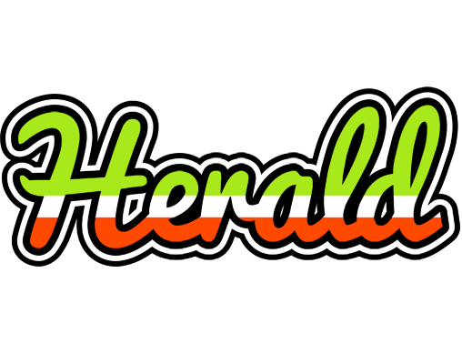 Herald superfun logo