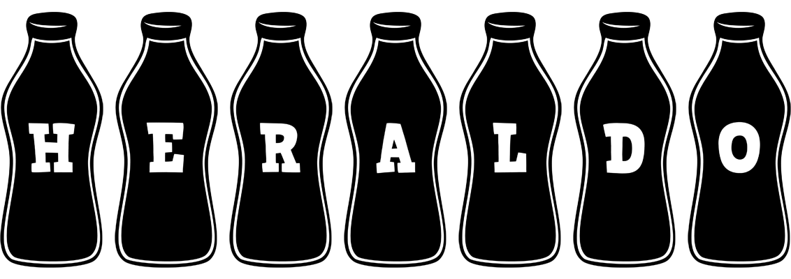 Heraldo bottle logo